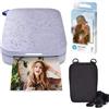 HP Sprocket Stampante fotografica istantanea portatile 2x3 pollici (viola) Pacchetto di carta Zink