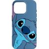 Disney Custodia per iPhone 16 Pro Disney Lilo and Stitch Cute Stitch Face Slate Gray