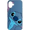 Disney Custodia per iPhone 16 Plus Disney Lilo and Stitch Cute Stitch Face Slate Gray