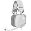 Corsair HS80 RGB USB Cuffia Gaming Surround 7.1 con Microfono — Bianco | Microfono Premium, Audio Surround 7.1, Microfono Broadcast Omnidirezionale, Controlli per Volume e Mute sul Padiglione