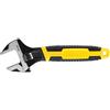 STANLEY Chiave inglese regolabile bimateriale 8 pollici (200 mm), 0-90-948 | Finitura protettiva al fosfato, impugnatura ergonomica, ganasce parallele con presa salda, portata lunga