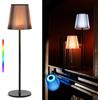 LuminexDesigns Lampada da Tavolo Senza Fili LED Dimmerabile, Lampada Ricaricabile con Testa Magnetica, 3000K & RGB, IP54 per Casa, Ristorante, Terrazza