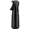 GRIFEMA Spruzzatore nero 200 ml a nebbia fine | Flacone spray riutilizzabile per capelli, viso, piante e pulizia professionale