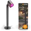 Steinel Luci per sentieri LED Spot Way SC 24V, RGBWW, 16 Milioni di colori, rilevatore di movimento, intensità regolabile, controllo tramite applicazione, Plug & Play, IP65, 7.93 W