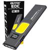 EBUYFIRE Torcia Led Ricaricabile a Doppia Luce e Luce Rossa, Mini Torcia Piatta Spessore 7.7mm, COB Torcia Magnetica con Clip, USB-C, Torce per Auto/Campeggio/Home e di Emergenza Uso
