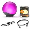 Steinel Set iniziale lampada sferica a LED Sphera C 24V Ø30 cm, incl. 1x luce sferica, alimentatore da 35 W e cavo da 1 m, 16 milioni di colori, controllo tramite app, Plug & Play