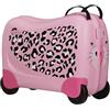 Samsonite Dream Rider Kids Trolley cavalcabile da cabina, 51 cm | Leopard L., trolley morbido, con pensata per bambini 3-8 anni