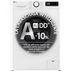 LG AI DD D4R3009NSWW Lavasciuga Classe A -10%/D, 9 / 6kg, Serie R3, Lavatrice e Asciugatrice Insieme, 1400 giri, Lavaggio a Vapore, Eco Hybrid, Allergy Care, Motore Inverter Direct Drive, Bianca