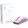 msi Forge GM340 Wireless Violet Mouse Gaming Wireless Wired 12000 DPI, tasso di interrogazione 1000 Hz, Design simmetrico, 50+ Milioni di clic, 6 pulsanti, autonomia 82 ore, latenza 1 ms, 57g