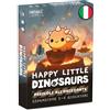 Asmodee - HAPPY LITTLE DINOSAURS: PERICOLI ALL'ORIZZONTE - Espansione | Divertente Gioco da Tavolo Competitivo su Estinzione e Dinosauri - 2-6 Giocatori - 8+ Anni - 30-60 Minuti - Edizione Italiana