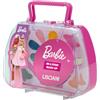 Liscianigiochi- Barbie Be a Star, Make Up Trousse, da 5 anni, 95445 | Set Cosmetici - Lucidalabbra, Rossetto, Fard, Ombretto e Applicatori - Astuccio 14,5 x 11 cm - Trucco testato per bambini