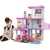 Barbie Dreamhouse Playset Casa delle Bambole | Ascensore accessibile in sedia a rotelle, 10 aree gioco, 3 impostazioni di luce diverse, dai 3 anni, GRG93