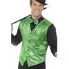 SMIFFYS Costume Chich Anni '70, Con Salopette Gilet con paillettes Uomo (Pacco da 1)