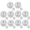 Generic 10 pz DIY Squishies vuoto Palloncino Skin 4 cm Gomma elastica trasparente | Squishies vuoti fai da te a palloncino, 4 cm, in gomma elastica trasparente, per palline antistress fatte in casa, riempibili