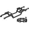 INJORA Telaio in Fibra di Carbonio LCG con Vassoio Batteria per TRX4M Defender Bronco K10 F150 RC Crawler Aggiornamento 1/18