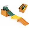 KOMFOTTEU Macchina Cavalcabile con Scivolo per Bambini 3+ Anni, Stile 2 | Auto a Spinta per Bambini con Scivolo Pieghevole e Vano Portaoggetti con Rotelle per Interno ed Esterno, Portata 68 kg