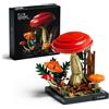 Nifeliz Fly Agaric Set di funghi da costruire, Botanica Selvaggia, NF10391 | Display botanico da collezione per adulti, decorazione per casa e ufficio, idea regalo creativa per chi ama piante e funghi
