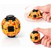 AEYAKA Helix Core Ball, Gioco Anti-Stress Rotante Ufficio - Halloween L4 | Palla rotante anti-stress. Compatta 5,8cm per tasca/scrivania. Silenziosa per concentrazione, ufficio e scuola.