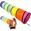 NevPuose Tunnel Da Pop's up, Tenda A Tunnel Colorata Da 180 Cm | Tenda Da Pop's up Per Bambini Con Borsa Per Il Trasporto, Giocattolo Pieghevole Per Bambini All'aperto Per Interni
