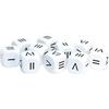 Warlord Games 10 White Roman Numeral D6
