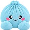 Generico Peluche Gigante Dumpling, Simpatico Cuscino Imbottito Baozi, Decor Casa | 𝐒𝐪𝐮𝐢𝐬𝐡𝐲 Dumpling Giocattolo Antistress, Cuscino Peluche Morbido e Elastico, Giocattolo Fidget per Adulti Allevia Ansia