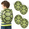 Healvian Set di 5 conchiglie di tartaruga per travestimento per bambini, accessori cosplay Halloween carapace tartaruga Ninja costume foto
