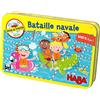 HABA - Battaglia navale - Gioco da tavolo Bambino - Scatola metallica magnetica - Piccolo formato - Gioco di viaggio in aereo, auto, treno - 5 anni + - 304664