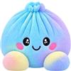 Generico Peluche Gigante Dumpling, Simpatico Cuscino Imbottito di Baozi, Decor Casa | 𝐒𝐪𝐮𝐢𝐬𝐡𝐲 Dumpling Giocattolo Antistress, Cuscino Peluche Morbido e Elastico, Giocattolo Fidget per Adulti