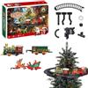 Generico Set Trenino di Natale Locomotiva Vintage Interattiva con e Suoni | Locomotiva Binari Ferroviari per Bambini Ragazzi Ragazze Giovani Adolescenti Figlia Figlio Alunni 'Asilo