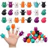 QYEHF Pupazzi da Dito Mostri per Feste a Tema | Giochi Interattivi - Pupazzi da Dito per Intrattenimento Familiare e Feste (Colori Casuali)