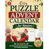 TG Edition Cozy Puzzle Advent Calendar for Seniors: 24 Days of Large Print Christmas Activities & Memory Games for Holiday Relaxation