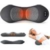YUNFAN Tepora Tricalma Lombare Elettrico,Massaggiatore 3 in 1 per la Schiena，Nero | 3 In 1 Cuscino Lombare Con Design Ergonomico,Fatta Per La Tua Schiena,Vibrazione,Riscaldamento,Per Casa Ufficio O Viaggio