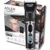 Adlereurope ADLER EUROPE- Tagliacapelli uomo, LCD, lama in ceramica, 5 velocità, AD2837 | Display LCD, batteria 2000 mAh, autonomia fino a 210 minuti, 5 velocità da 5000 a 7000 giri/min, 8 accessori e ricarica USB
