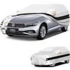 Holthly Telo Copriauto Station Wagon 10 strati per VW Passat B6/B7/B8/B9 | Copertura auto 100% impermeabile per esterno,protezione UV,antivento,antipolvere e antineve.Non protegge dalla grandine.