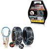 A2ZWORLD Catene Da Neve 140/80R13, 145/80R13,155/70R13,165/60R13,165/65R13,175/60R13,185/55R13,195/45R13,135/80R14,155/65R14,165/55R14,165/60R14