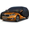 Kayme Telo Copriauto da Esterno, Compatibile con Škoda Fabia(2014-2026), Copertura a 7 Starti per Impermeabile Anti UV Anti Vento Antipolvere, Telo Copri con Cerniera e in Cotone.