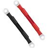 URAQT Cavo Batteria, 2 Pezzi 35mm² 15cm Cavo Batteria Auto, 2AWG Cavo della Batteria dell'Auto, Cavi Inverter Batteria con Occhielli per Energia Solare, Auto, RV, Marine