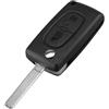 OcioDual Guscio per Chiave, Custodia Chiavi a 2 Pulsanti, CE0523 con Lama VA2, Custodia Compatibile con 206 207 306 307 308 407 607 806, C2 C3 C4 C5 C6, Telecomando auto