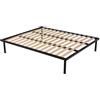 Baldiflex - Rete Matrimoniale per Materasso Ortopedica in Ferro e Doghe Listelli di Faggio 160 x 190 cm Modello Napoleone