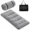 LIFEZEAL Futon Giapponese da Pavimento (grigio, 10x90x200 cm)