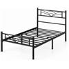MEGAOFFERTE.IT Struttura Singola Per Letto In Acciaio Al Carbonio 207 X 97 X 88.5 Cm | Rete A Doghe Metalliche, Decorazioni Design Elegante, Per Cameretta E Stanza Ospiti