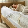 Totsy Baby Sponda letto pieghevole bambini paracolpi lettino - sponde protezione sbarre per bambino anticaduta copertura lavabile spondina ringhiera di schiuma 132 cm piegatura Oeko-Tex