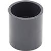 Baumaxxe Manchon PVC-U 50 mm PN16 da Incollare Grigio - bm0961 | Raccordo diritto con battuta interna, ideale per tubi pressione piscina, irrigazione e sistemi idrici.