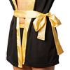 dressforfun Costume da donna - Pugilessa | Costume da pugilessa con pantaloncini, canotta, accappatoio con cappuccio, cintura e guantoni da boxe (L | Oro | No.301821)