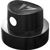 AUPROTEC 5 testine spray di ricambio per bombolette spray, colore nero/bianco