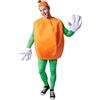 dressforfun Costume Arancia Adulti unisex | Pezzo forte: parte superiore senza maniche | Divertenti guanti di grandi dimensioni | Con Copricapo (M | no. 301634)