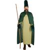 dressforfun Costume da Uomo - Spirito Magico Della Foresta | Lunga Tunica con Mantello | Incl. Guanti e Cappello in Peluche (L | No. 301187)