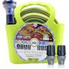 Idroeasy, Tubo Estensibile da Giardino 25 Metri Kit 1/2" con Doccetta, Raccordi e Borsetta, Canna Acqua Estensibile 3x Leggera Anti-Nodo, Tubo Atossico per Terrazzi e Balconi (Lime) Made in Italy
