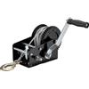 Wiltec Argano manuale 1500kg fune 10m trasmissione 4,1:1 9,8:1 verricello