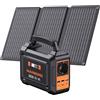 MARBERO 26.400mAh Power Station con Pannello Solare 30W Generatore Solare | 88,8Wh Generatore di Corrente Portatile 150W con Uscite DC per Strada, Avventura, Campeggio, Casa, Interruzione di Corrente